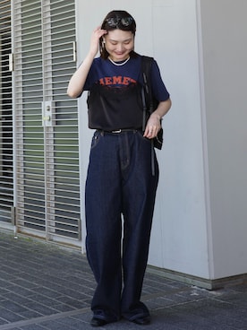 Ayaka Inabaさん(レディース・163cm)の春コーディネート