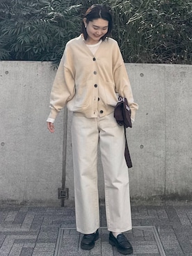 Ayaka Inabaさん（レディース・163cm）の冬コーディネート