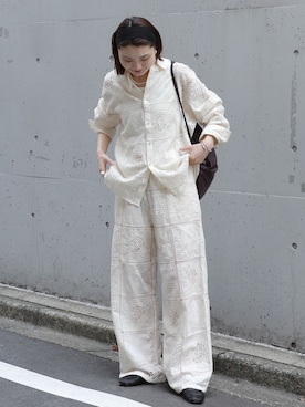 Ayaka Inabaさん（レディース・163cm）の春コーディネート