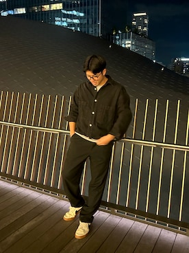 「アイテム（デニムジャケット）」を使った、chkkkkkさん（メンズ・176cm・10代）の秋コーディネート