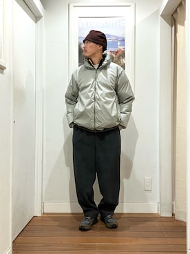 「URBAN RESEARCH Sonny Label（アーバンリサーチサニーレーベル）のアイテム（パンツ）」を使った、Joe さん（メンズ・175cm）の冬コーディネート