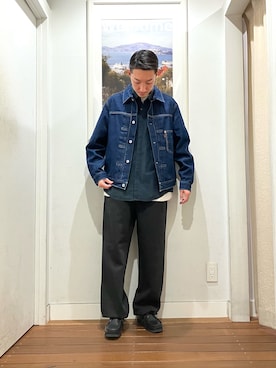 「URBAN RESEARCH Sonny Label（アーバンリサーチサニーレーベル）のアイテム（パンツ）」を使った、Joe さん（メンズ・175cm）の秋コーディネート