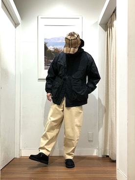 「アイテム（ブルゾン）」を使った、Joe さん（メンズ・175cm）の秋コーディネート