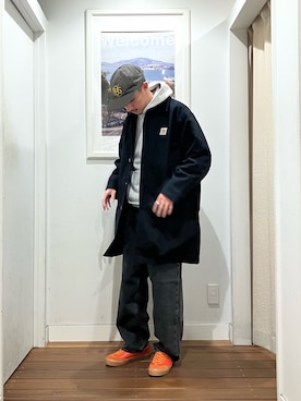 「アイテム（ジャケット/アウター）」を使った、Joe さん（メンズ・175cm）の冬コーディネート