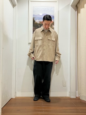 「BIG MAC（ビッグマック）のアイテム」を使った、Joe さん（メンズ・175cm）の秋コーディネート