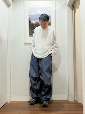「URBAN RESEARCH Sonny Label（アーバンリサーチサニーレーベル）のアイテム（パンツ）」を使った、Joe さん（メンズ・175cm）の春コーディネート