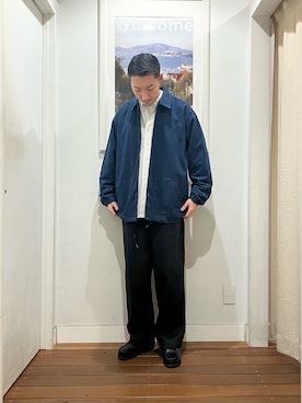 「URBAN RESEARCH Sonny Label（アーバンリサーチサニーレーベル）のアイテム（パンツ）」を使った、Joe さん（メンズ・175cm）の秋コーディネート