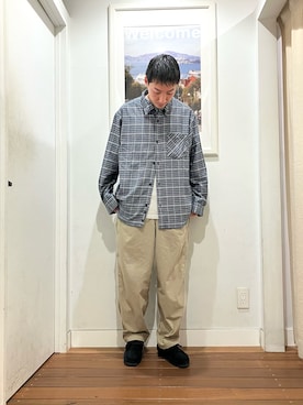 「URBAN RESEARCH Sonny Label（アーバンリサーチサニーレーベル）のアイテム（パンツ）」を使った、Joe さん（メンズ・175cm）の秋コーディネート