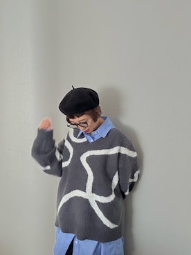 「アイテム（シャツ/ブラウス）」を使った、hiroさん（レディース・153cm・40代）の秋コーディネート