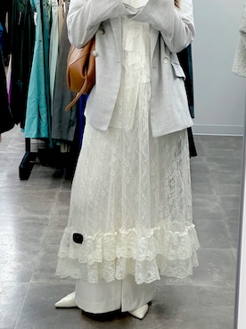 「chuclla（チュクラ）のアイテム」を使った、ローズさん（レディース・163cm）の春コーディネート