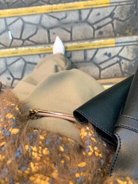 「ROSIEE（ロージー）のアイテム」を使った、ローズさん（レディース・163cm）の冬コーディネート