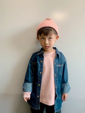 「petit main（プティマイン）のアイテム」を使った、ローズさん（レディース・163cm）の秋コーディネート