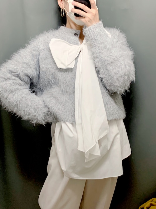 CADUNE ビッグボウタイブラウス　カデュネ CADUNE（カデュネ）の「ビッグボウタイブラウス（シャツ/ブラウス