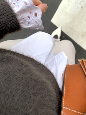 「CADUNE（カデュネ）のアイテム」を使った、ローズさん（レディース・163cm）の冬コーディネート