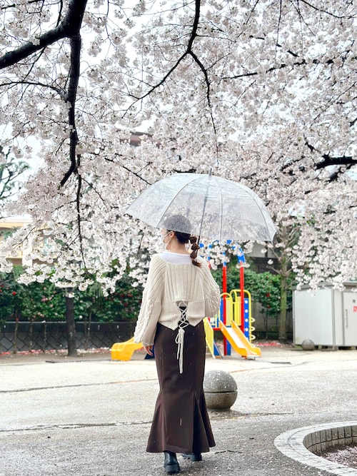 ETRE TOKYO（エトレトウキョウ）の「ボリュームスリーブニットカーデ