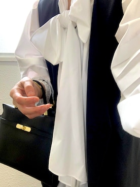 「CADUNE（カデュネ）のアイテム」を使った、ローズさん（レディース・163cm）の春コーディネート