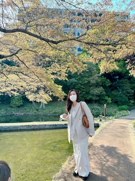 「NATURAL BEAUTY BASIC（ナチュラルビューティーベーシック）のアイテム」を使った、ローズさん（レディース・163cm）の春コーディネート