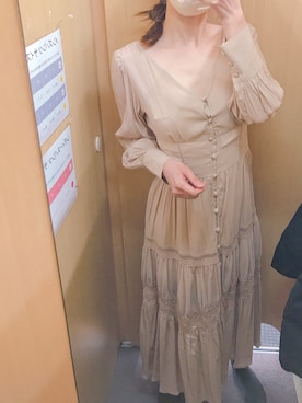 「Who'sWho（フーズフー）のアイテム」を使った、ローズさん（レディース・163cm）の春コーディネート