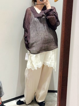 「JOURNAL STANDARD（ジャーナルスタンダード）のアイテム」を使った、ローズさん（レディース・163cm）の春コーディネート