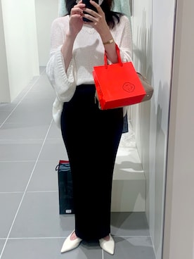 「アイテム（スカート）」を使った、ローズさん（レディース・163cm・30代）の秋コーディネート