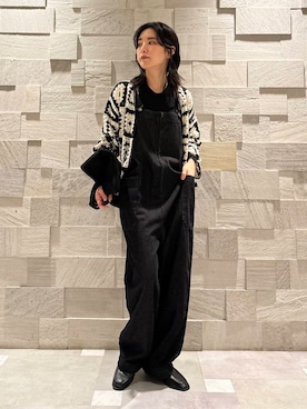 「骨格ウェーブ」｜「アイテム（オールインワン・サロペット）」を使った、廣木真梨亜さん（レディース・158cm）の夏コーディネート
