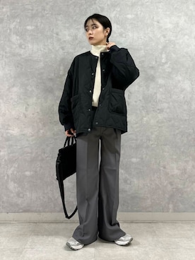 廣木真梨亜さん(レディース・158cm)の秋コーディネート