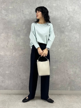 廣木真梨亜さん（レディース・158cm）の春コーディネート