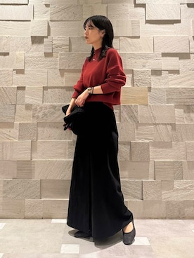 廣木真梨亜さん（レディース・158cm）の秋コーディネート