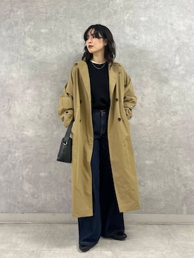 廣木真梨亜さん（レディース・158cm）の冬コーディネート