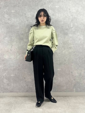 廣木真梨亜さん（レディース・158cm）の冬コーディネート