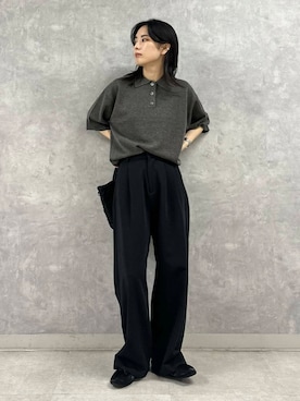 廣木真梨亜さん(レディース・158cm)の秋コーディネート