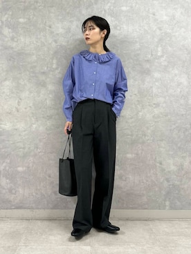 廣木真梨亜さん（レディース・158cm）の秋コーディネート