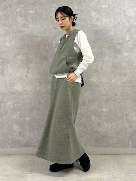 廣木真梨亜さん（レディース・158cm）の秋コーディネート