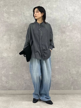 廣木真梨亜さん（レディース・158cm）の夏コーディネート