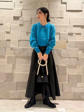 廣木真梨亜さん（レディース・158cm）の秋コーディネート