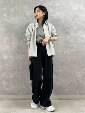 廣木真梨亜さん(レディース・158cm)の秋コーディネート