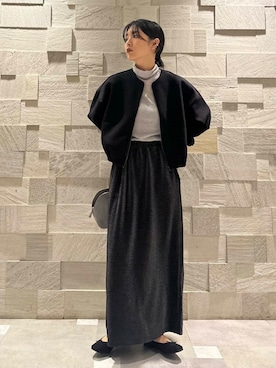 廣木真梨亜さん（レディース・158cm）の秋コーディネート