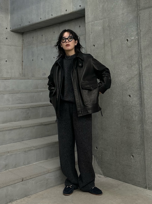 new basic COW LEATHER TYPE A-2 JACKET（その他アウター）｜URBAN