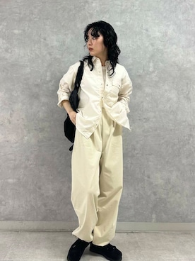 廣木真梨亜さん（レディース・158cm）の春コーディネート