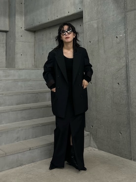 「URBAN RESEARCH」｜廣木真梨亜さん（レディース・158cm）の秋コーディネート