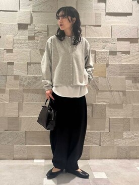 廣木真梨亜さん（レディース・158cm）の冬コーディネート