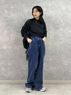 廣木真梨亜さん（レディース・158cm）の秋コーディネート