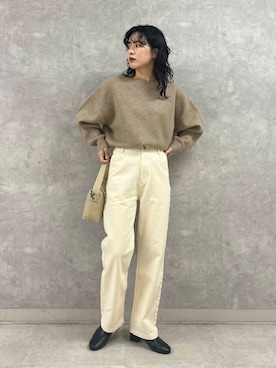 廣木真梨亜さん（レディース・158cm）の冬コーディネート