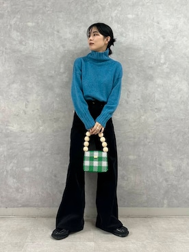 廣木真梨亜さん(レディース・158cm)の秋コーディネート