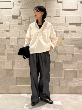 廣木真梨亜さん(レディース・158cm)の秋コーディネート