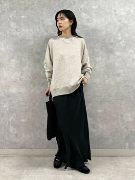 廣木真梨亜さん（レディース・158cm）の秋コーディネート