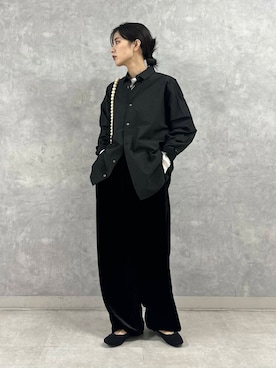 廣木真梨亜さん（レディース・158cm）の秋コーディネート