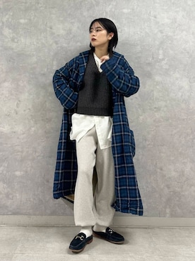 廣木真梨亜さん(レディース・158cm)の秋コーディネート