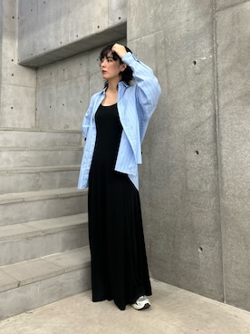 廣木真梨亜さん(レディース・158cm)の夏コーディネート