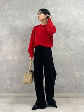 廣木真梨亜さん（レディース・158cm）の秋コーディネート